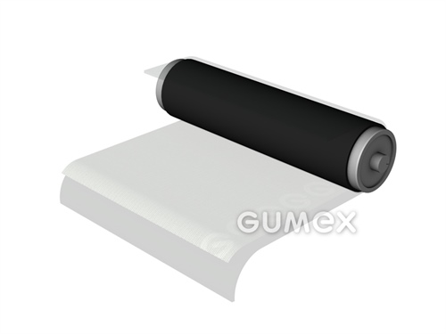 Gummi BLACK STAR VKS, 6mm, Breite 1400mm, 60°ShA, antistatisch, SBR, glatt, -30°C/+70°C, schwarz, 